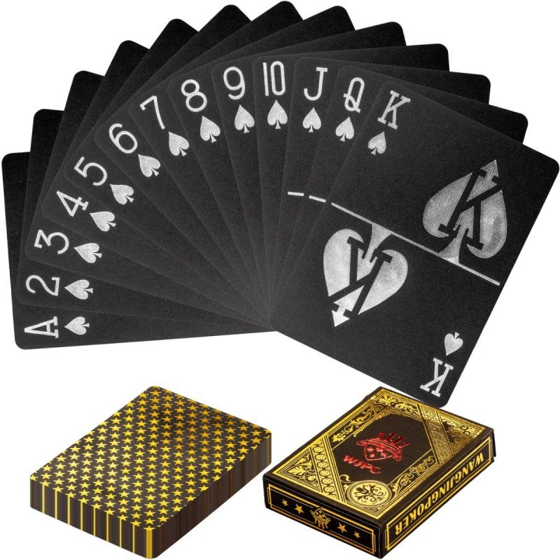 Poker Deck čierne/zlaté